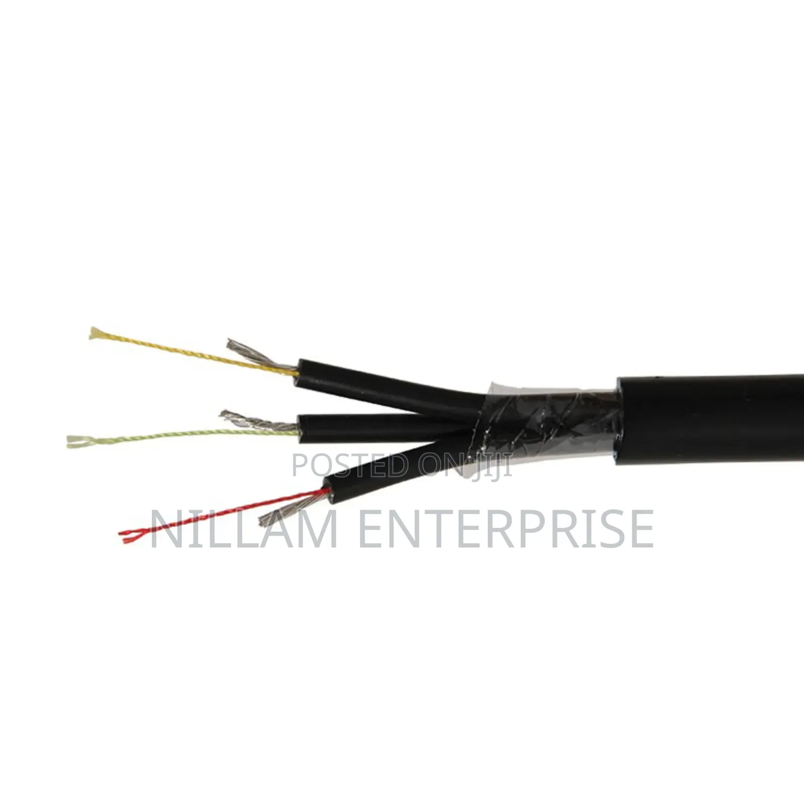 Nemtek HT Cable Aluminium 3 Core 100m Black