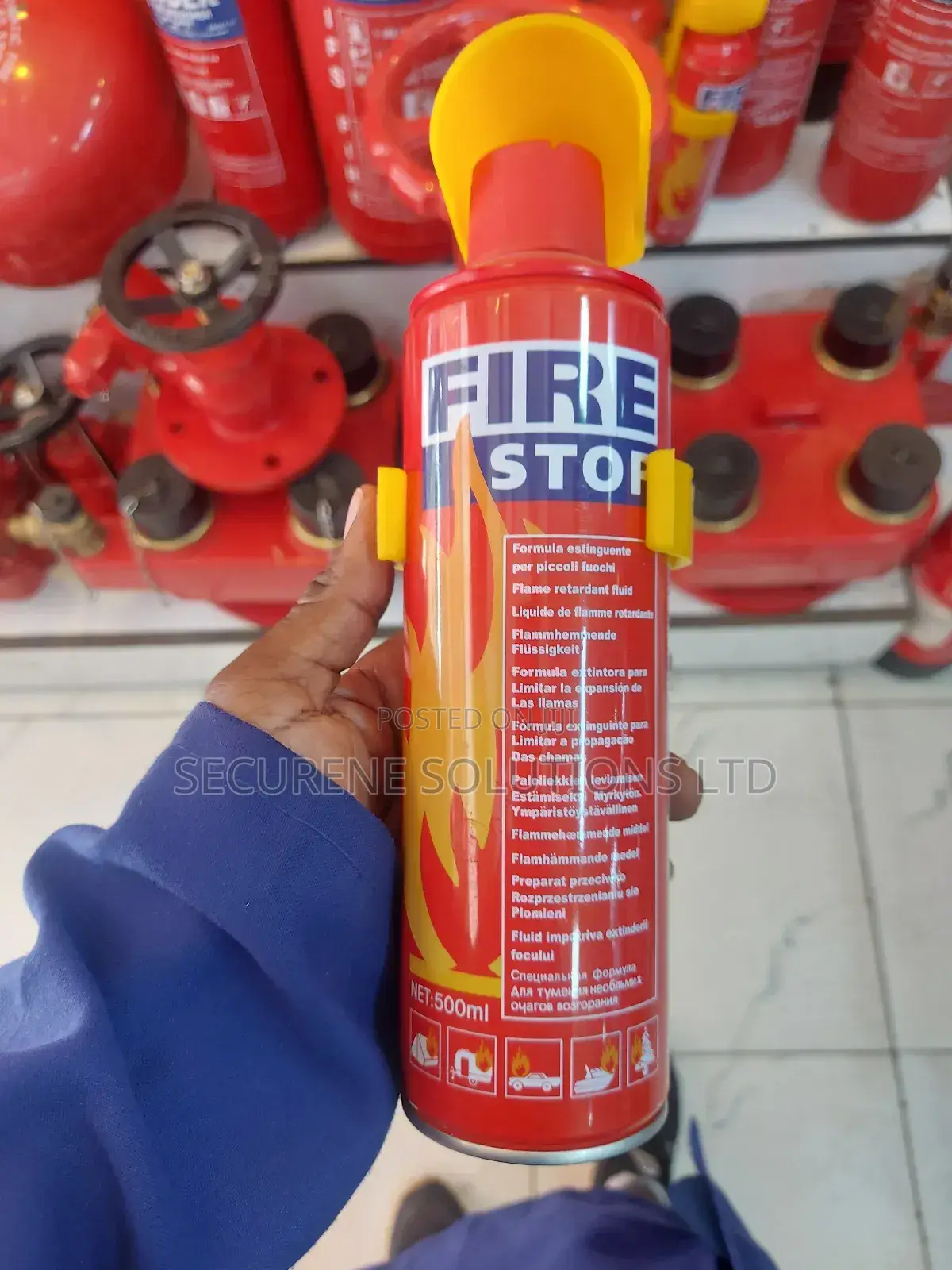 Fire Stop Fire Extinguisher - 500ml&1kg