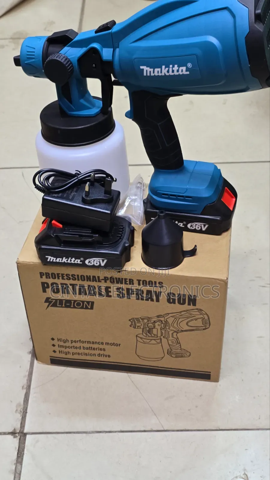 Cordless Spraygun With 2 Batteries