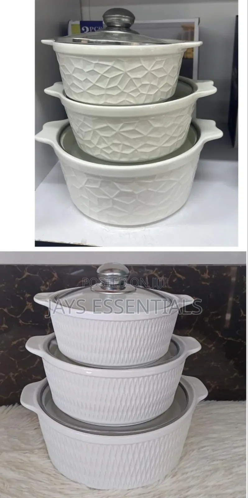 3pcs Ceramic 
Serving Set
