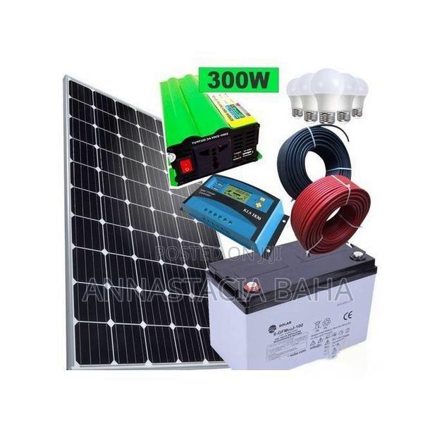 Complete 100 Watts Solar Panel Full Kit All Weather - main view