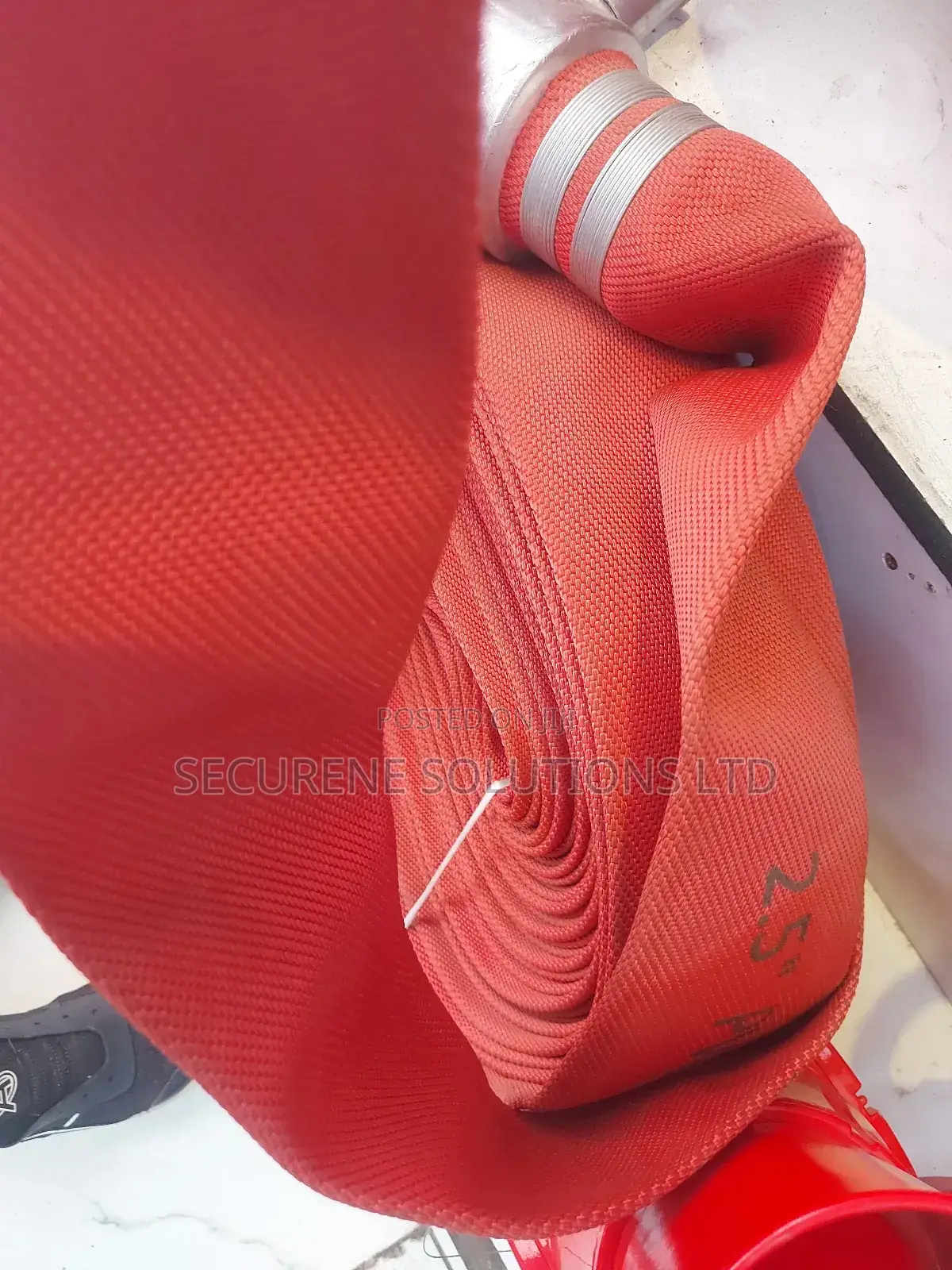 Canvas Fire Delivery Hose.