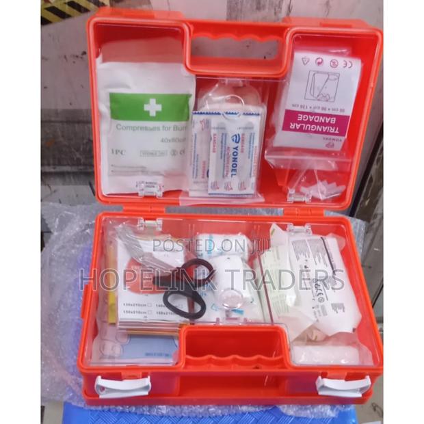 Medium Red First Aid Kit - main view