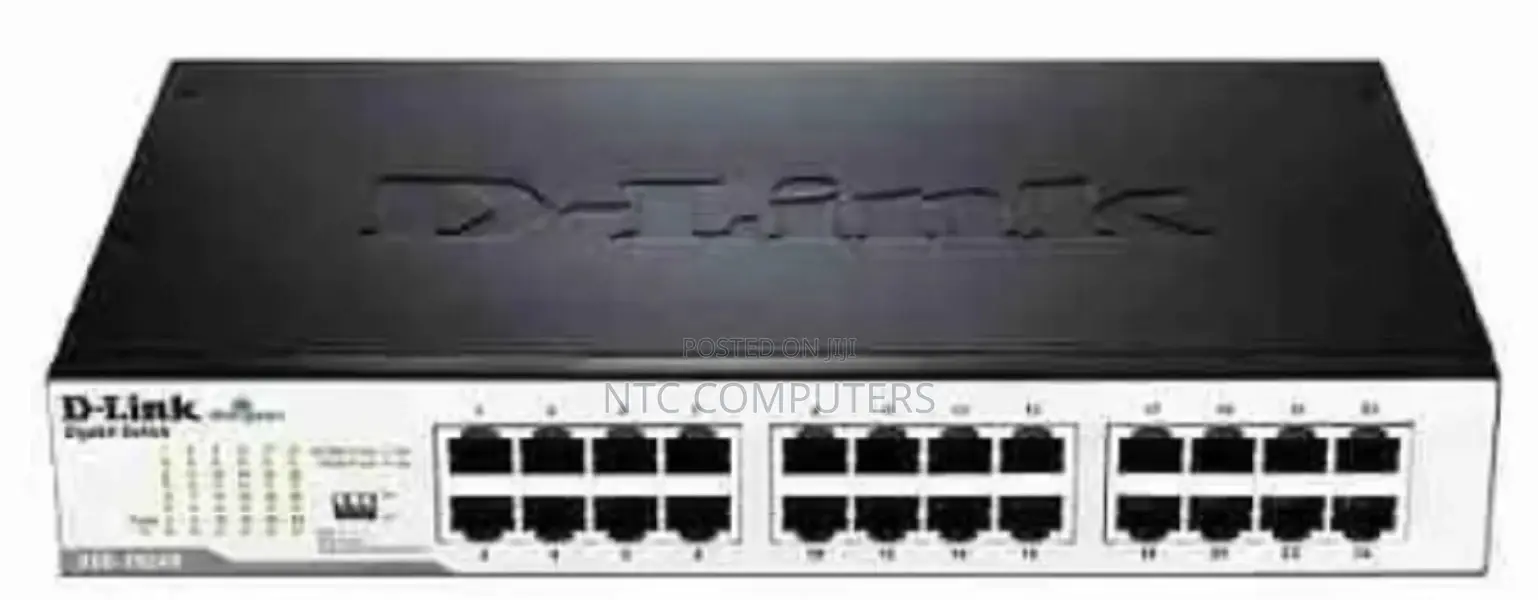 D-Link Fast Ethernet Desktop Switch - 24 Ports - DGS-1024d