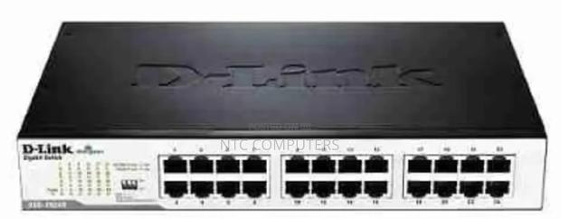 D-Link Fast Ethernet Desktop Switch - 24 Ports - DGS-1024d