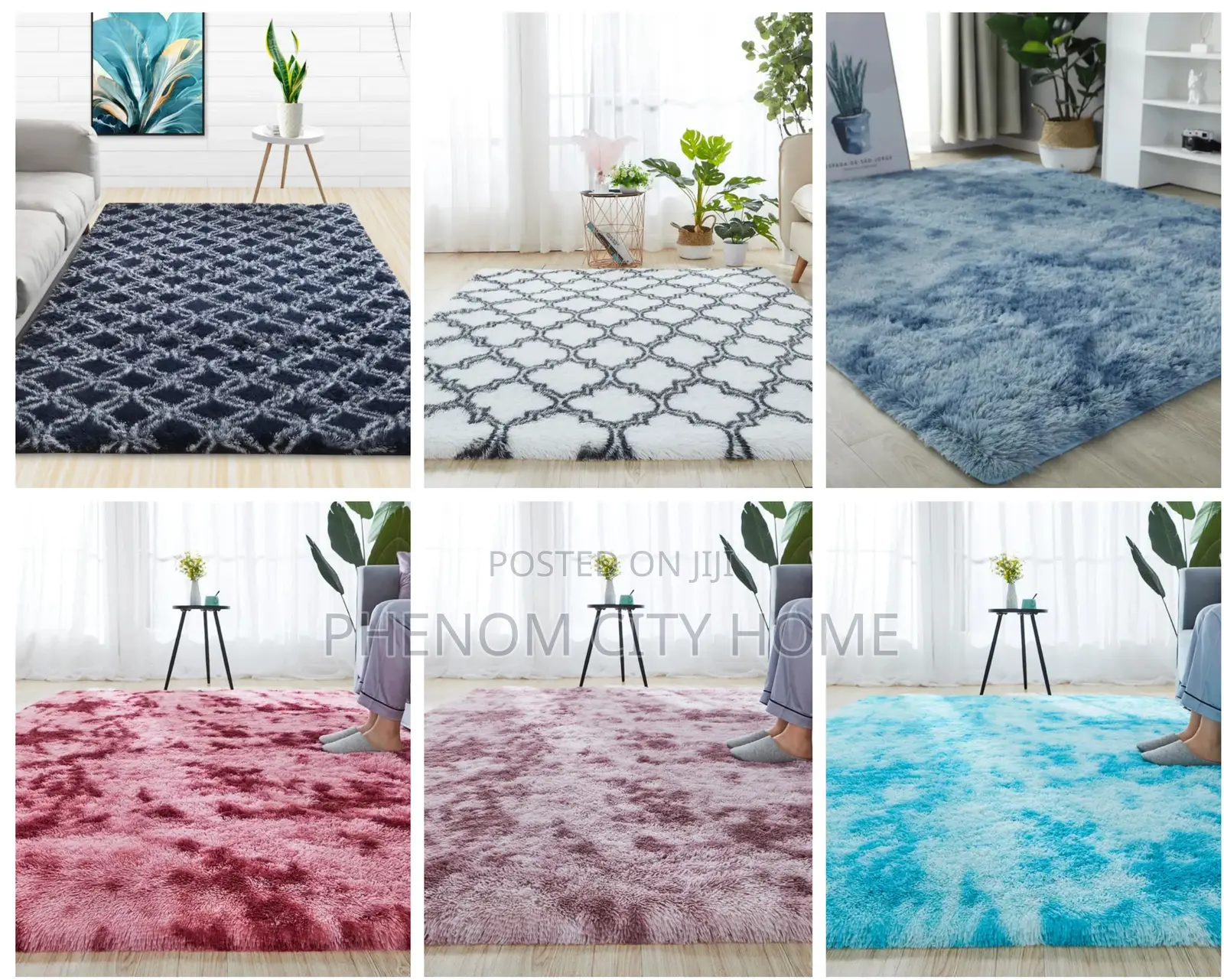 Affordable Modern Fluffy Rugs Available