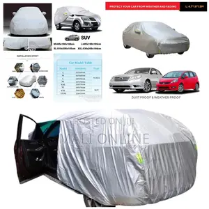 Universal Grey Car Covers Outdoor Indoor Weather Waterproof