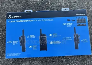 Cobra Px655-Bch6 6-Pack Pro Business Radios W/ Charging Dock