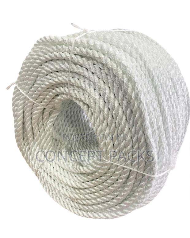 White Nylon Rope - 12mm X 200m Coil