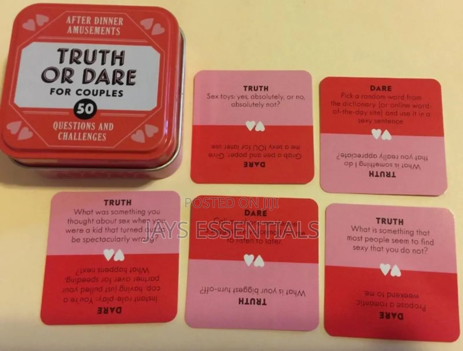 Truth or Dare for Couples Card Game