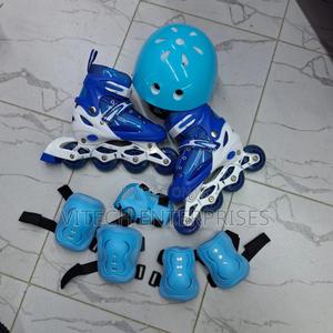 Skate Shoes Adjustable Blue - thumbnail 2