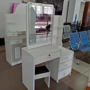 White Dressing Table, Dressing Mirror
