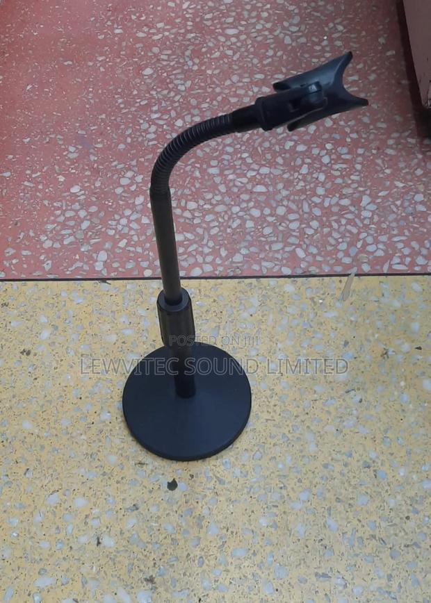 Black Table Microphone Stand - main view