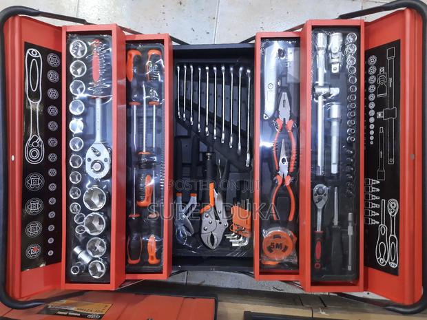 Mechanic Tool Box Set. Heavy Duty 85 Pieces Professional Set