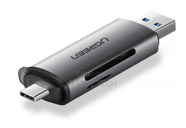 USB-C USB 3.0 OTG Card Reader (SD and Micro SD)