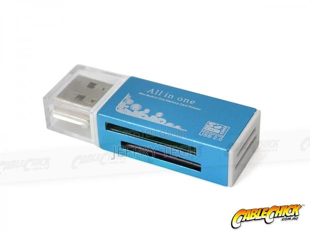 USB 2.0 Multi-Card Reader (SD MMC Mini-Sd TF MS Pro Duo M2) - thumbnail 3