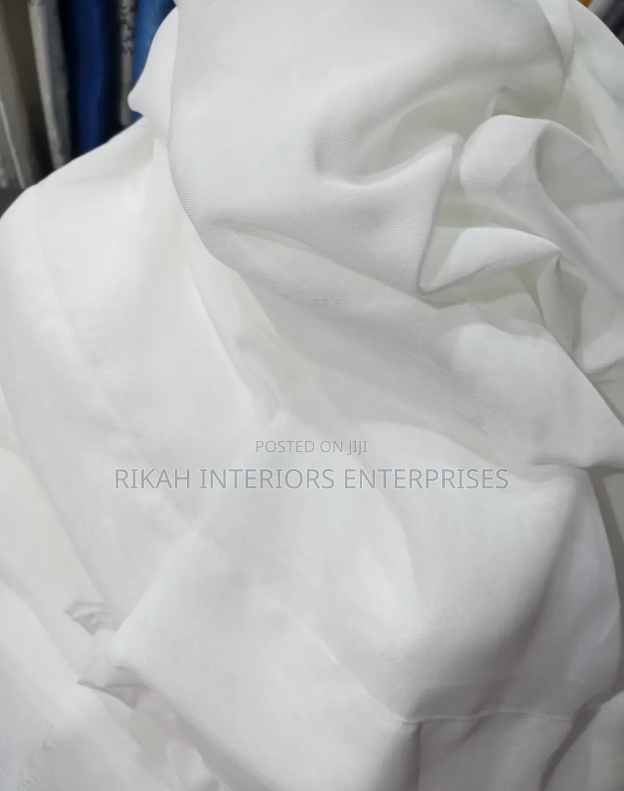 Plain White Sheers