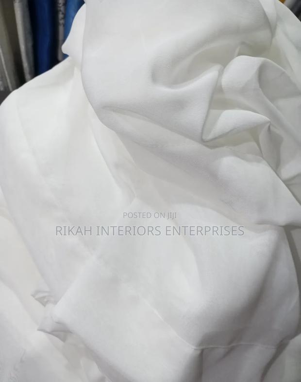 Plain White Sheers