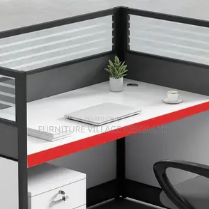Workstations; Four Way Modular Office Workstation