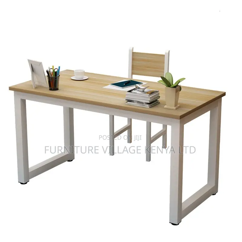 Home Office Desks; 120cm Generic Computer Table (Metal Legs)