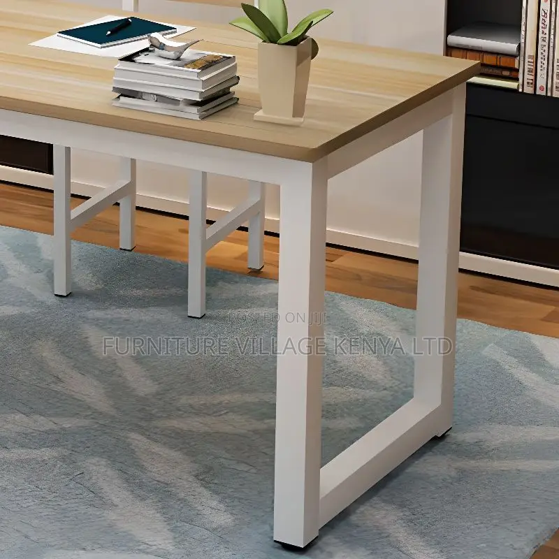 Home Office Desks; 120cm Generic Computer Table (Metal Legs)