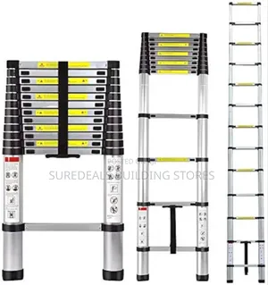 4.1mtrs Aluminium Single Telescopic Ladder.