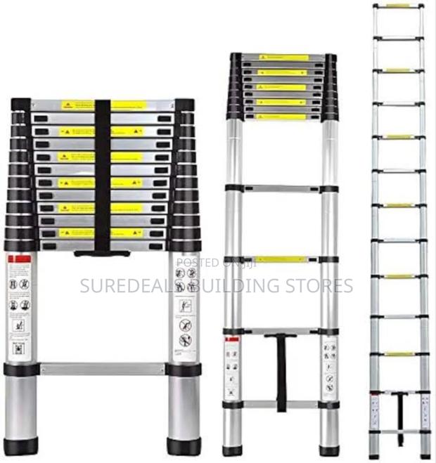 4.1mtrs Aluminium Single Telescopic Ladder.