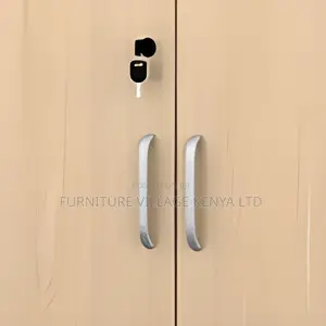 Wood Vertical Filing Cabinet With 02 Doors and Key Lock