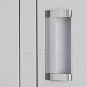 Half-Glass Cabinet; Modern Steel Office Storage Unit