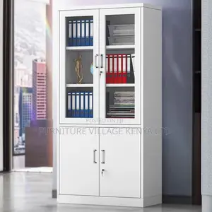 Storage Solutions; Steel Filing Cabinet Console With Drawers