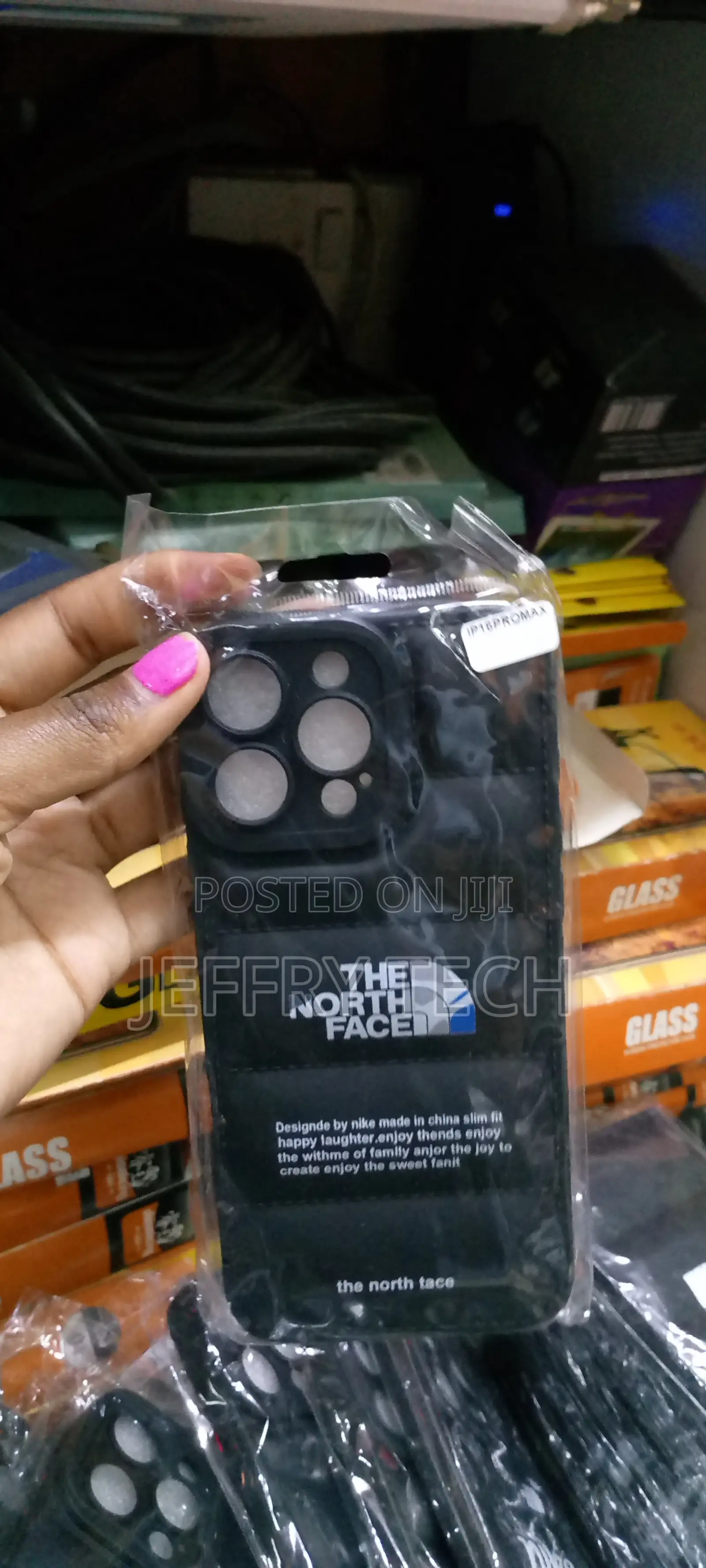 North Face Puffer Silicone Case for iPhone 16 Pro Max