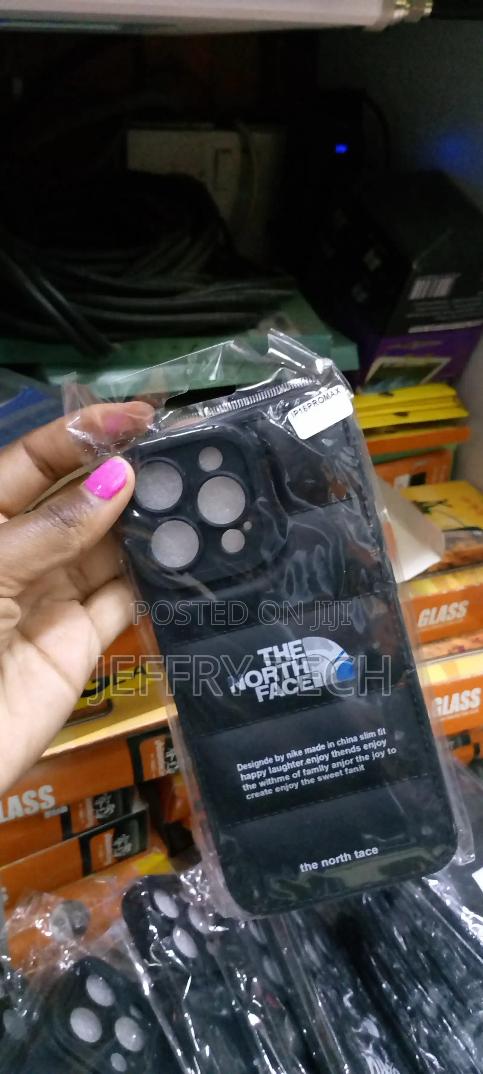 North Face Puffer Silicone Case for iPhone 16 Pro Max