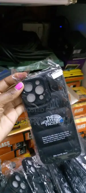 North Face Puffer Silicone Case for iPhone 16 Pro Max