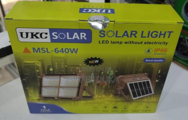 Rechargeable Solar Light.640W UKC Lamp Without Electricity - main view