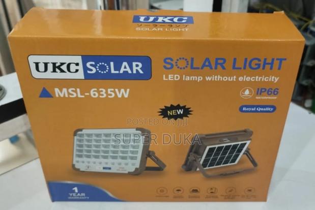 Solar Rechargeable Blackout Emergency Light. 635W Lamp