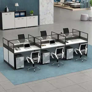 Workstations: 6 -Way Modular Imported Modern Workstation