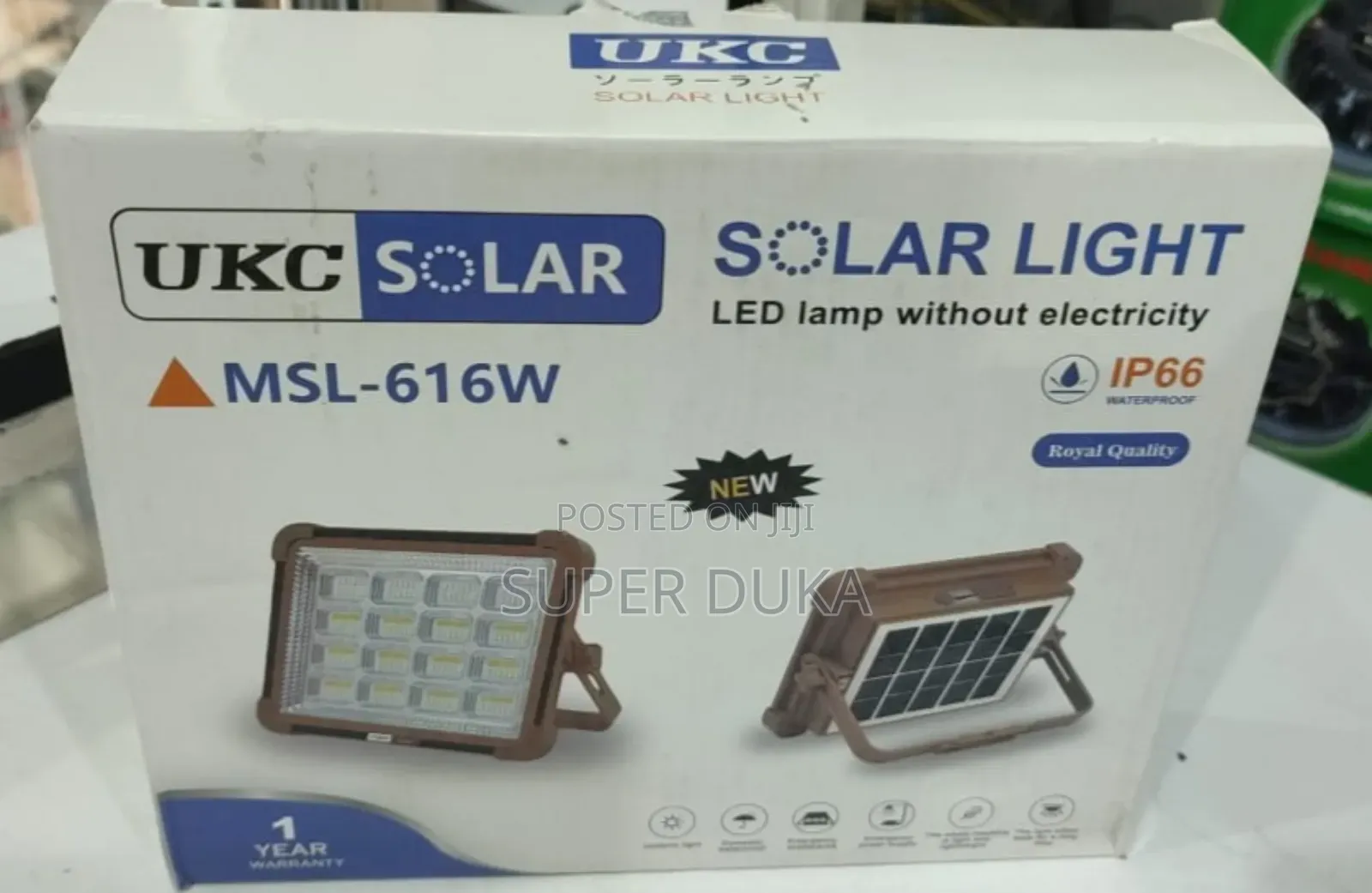 Solar Light MSL 616 W UKC Led Lamp Without Electricity