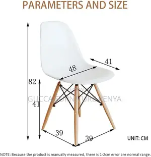 Office Chairs: Mid Century Eames Wooden Legs Dining Chair