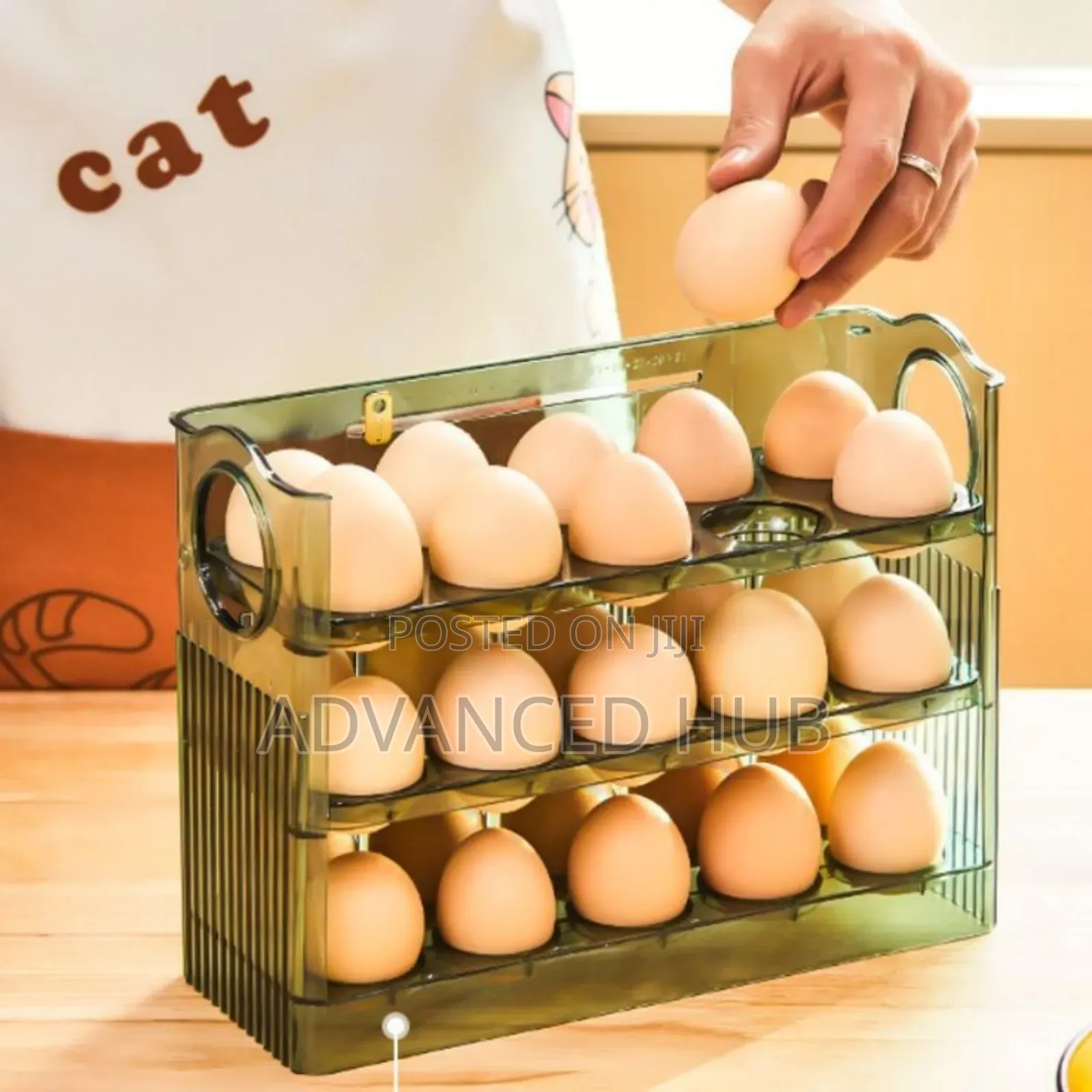 30pc Acrylic Egg Storage Box/Egg Shelves