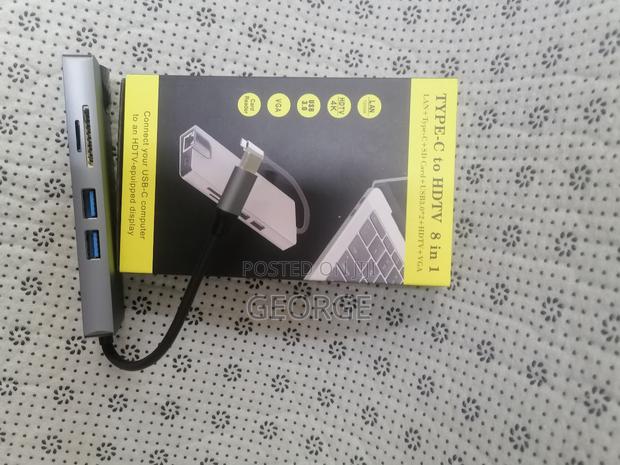 Type C 8in1 Adapter :Vga,Hdmi,Typec,Usb3 0"