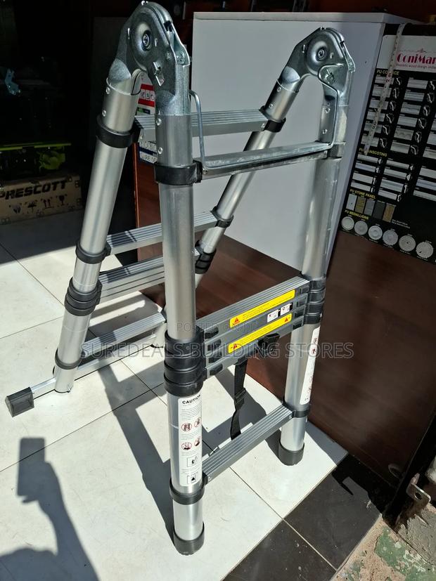 Dual/Double Telescopic Ladder-2.5+2.5(5.0mtrs) - thumbnail 2