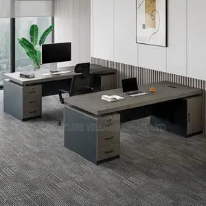 Executive Tables; 160cm Office Desk With Lockable Drawers