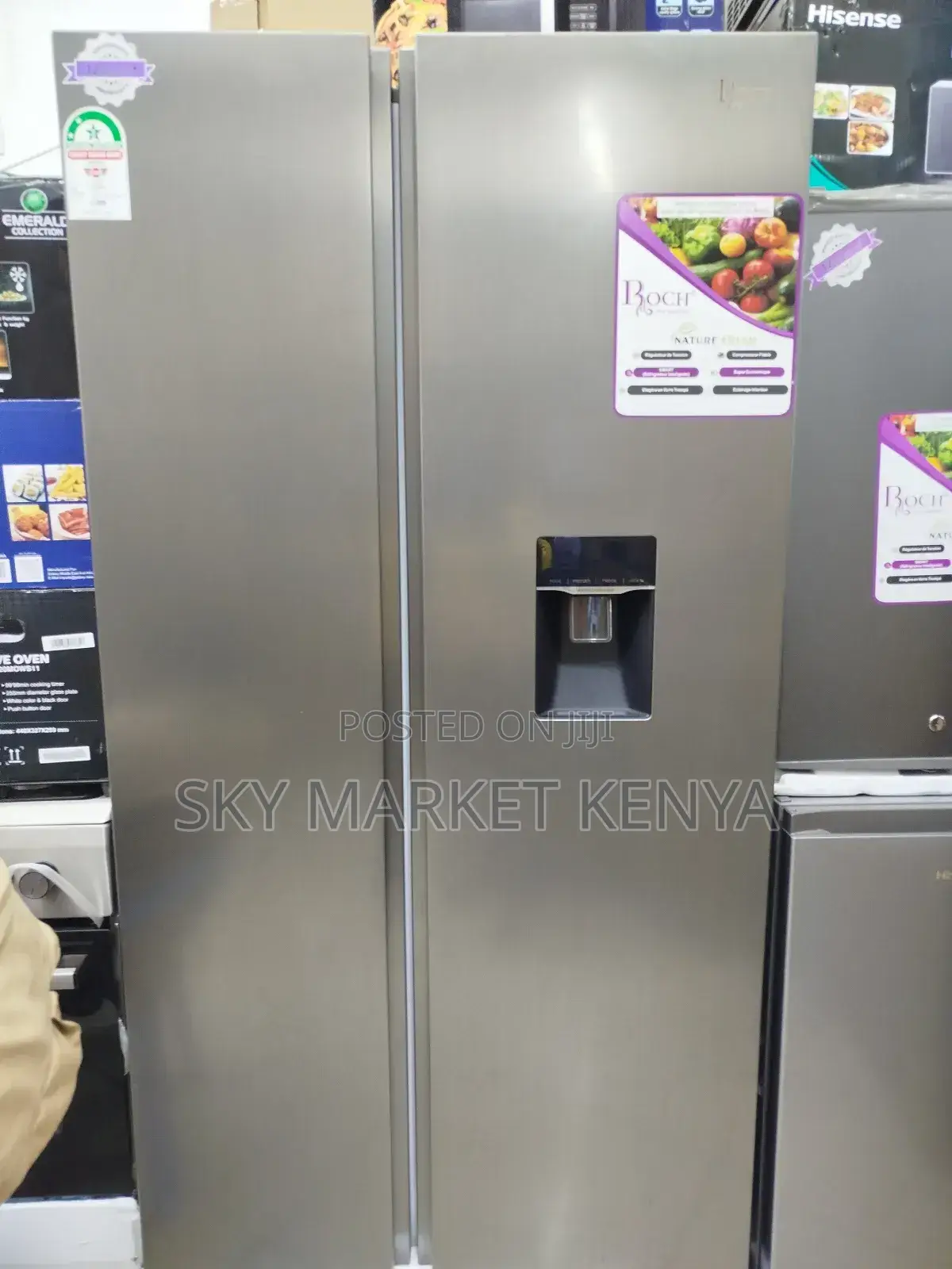 Roch Side by Side 439 Litres Fridge