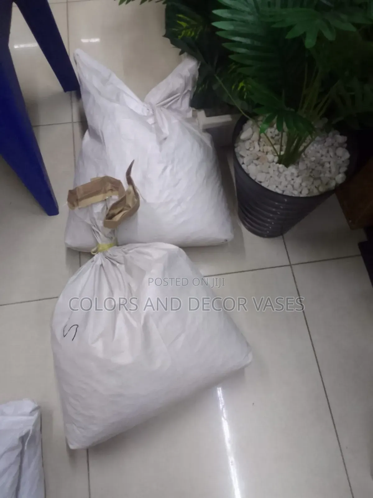 White Decorative Stones in Plenty