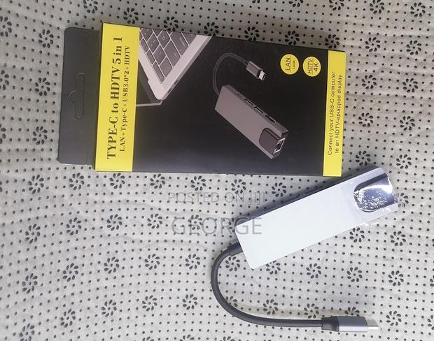 5 in 1 USB Type C Hub Hdmi:New Approved - main view