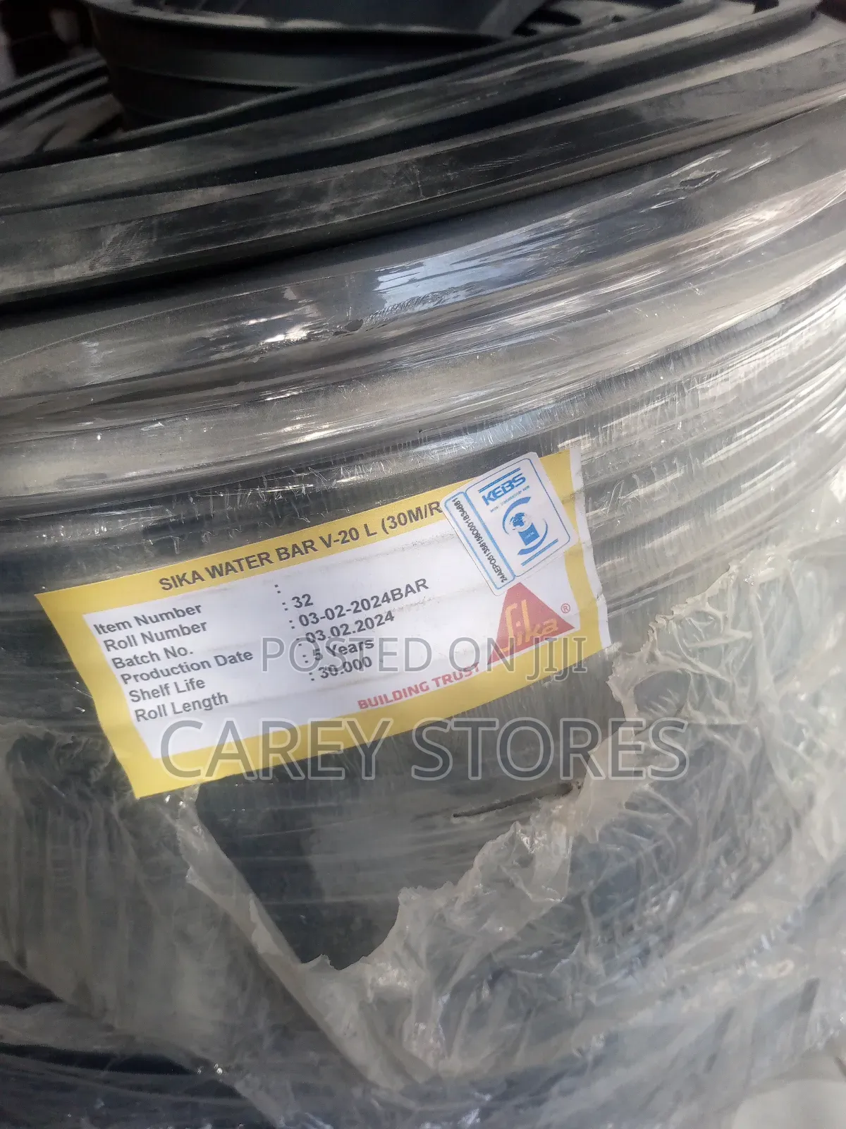 Sika Water Stop/ Water Bar -8"