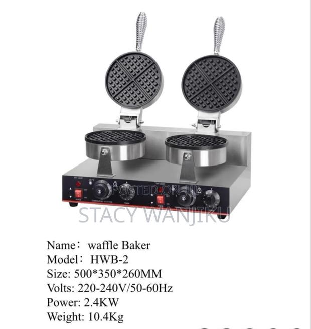 Waffle Maker Machine/ Commercial Double Waffle Maker
