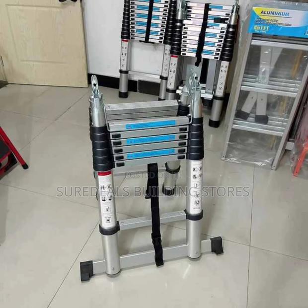 Double Extension Telescopic Ladder * 1.9m By 1.9m *