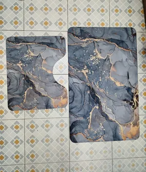 2 Piece Toilet Rubber Mat
