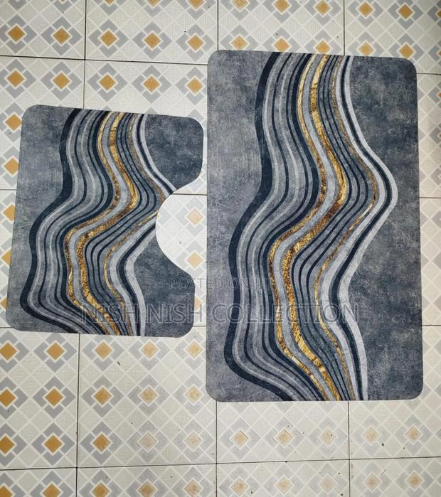 2 Piece Toilet Rubber Mat - thumbnail 3